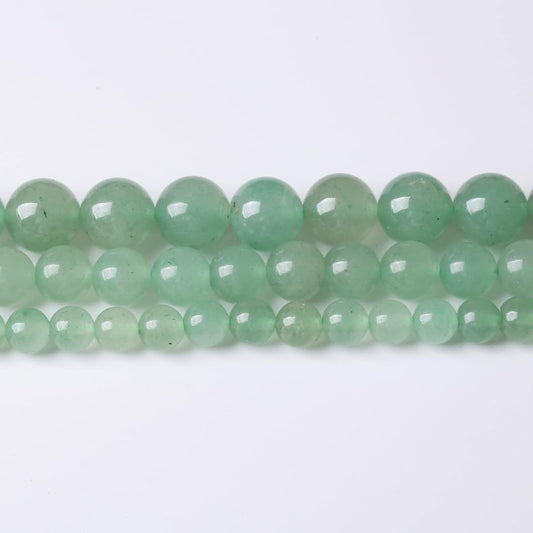32PCS 12MM Natural Green Aventurine Stone Beads Energy Healing Beads for DIY Jewelry Bracelet Necklace Making for Jewelry Making15Inch…