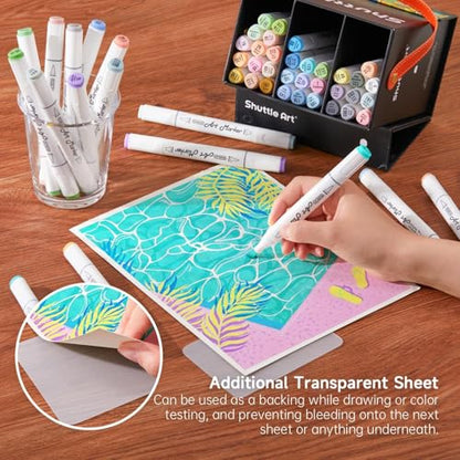 Pastel Alcohol Markers Brush tip (51 Count)