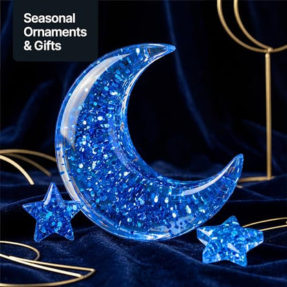 Craft Glitter Sapphire Blue 100g Super Chunky Glitter (3.5 Ounce)
