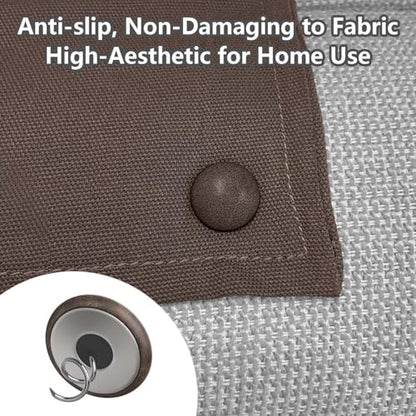 Leather Upholstery Pins Bed Skirt & Sofa 24 Pack Brown (24 Count)