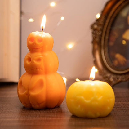 4Pcs Halloween Ghost Candle Silicone Molds Set (4 Count)
