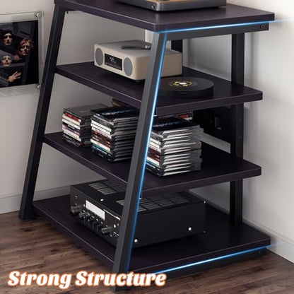 AV Media Stand with Outlets