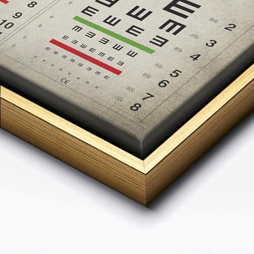 Vintage Eye Chart Canvas