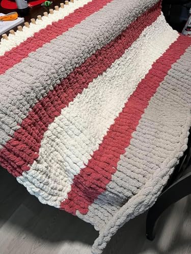 60“ Chunky Blankets Loom Knitting Looms Long Installation Free and Adjustable Foldable Portable Extra Loom Large 38