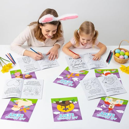 Easter Lent Catholic Crafts Coloring Book (24 Count)