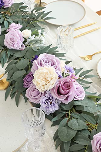 Artificial Flowers 16pcs 4" Blooming Peonies Real Looking Foam Fake Peony with Stems for DIY Wedding Bouquets Bridal Shower Centerpieces Floral Arrangements Party Tables Decorations (16 Count)