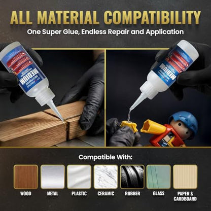 Medium Super Glue Pro Kit (2 Ounce)