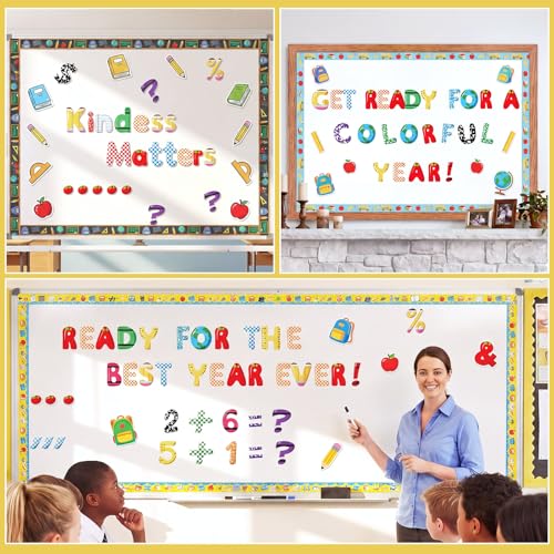 221 Pcs Back to School Bulletin Board Letters for Classroom (221 Count)