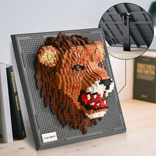 Wall Art Lion Building Sets for Adults