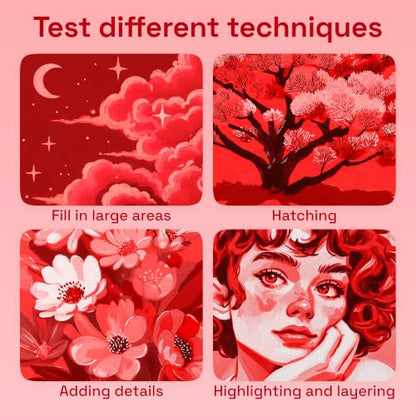 5 Red Tones Dual (5 Count)