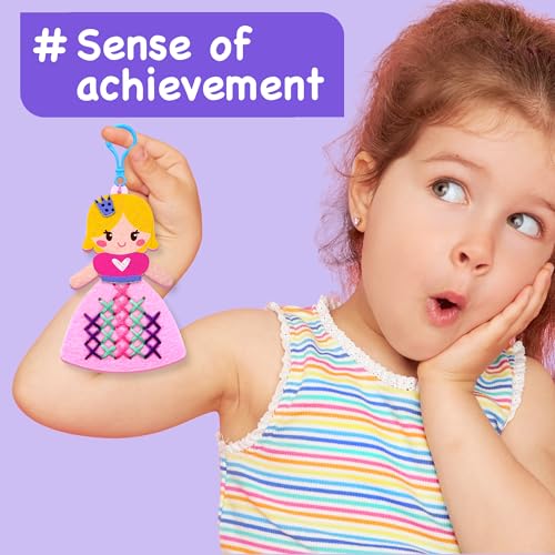 Princess Cross Stitch Kit for Kids Ages 4