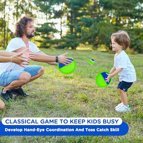 Upgraded Toss and Catch Ball Game Set for Kids (9 Count)