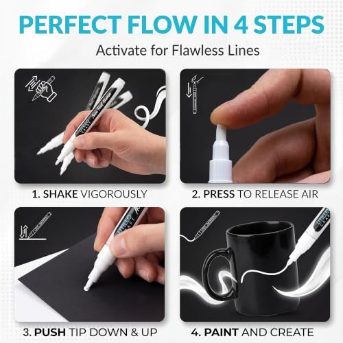 White Paint Pen (8 Count)