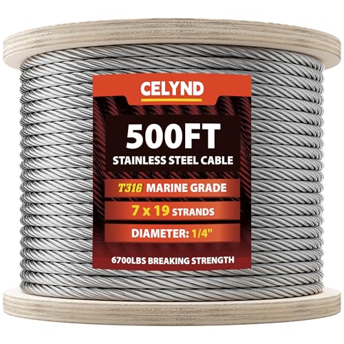 Stainless Steel Cable for Railing (500 Foot)