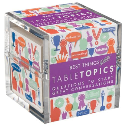 Best Things Ever Question Card Game