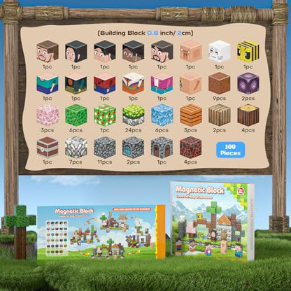 Magnetic Blocks (100 Count)