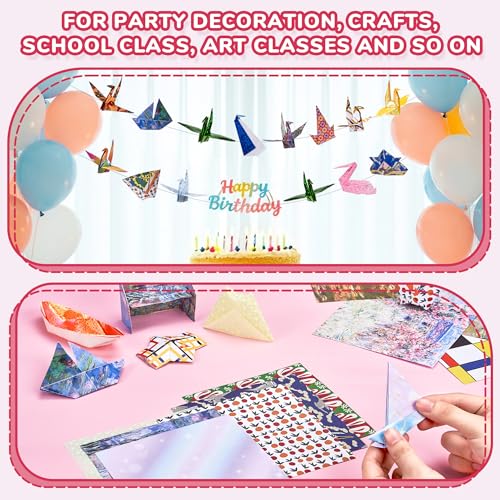 Iridescent Laser Origami Paper (50 Count)
