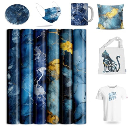 Sublimation Transfer Sheets for Heat Press Machine (6 Count)