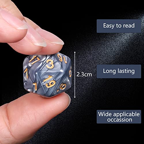 100pcs D20 Dice Set for Dungeon and Dragons (100 Count)