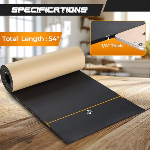 Sponge Neoprene with Adhesive Foam Rubber Sheet (4.5 Foot)
