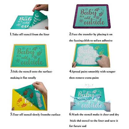 Christian Bible Verse Silk Screen Stencils