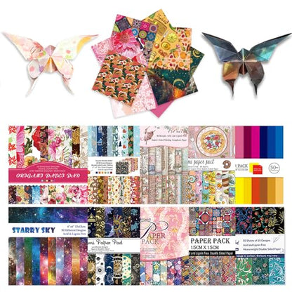 10 Different Packs Full Collection Origami Paper