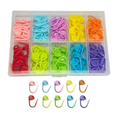 150PCS Locking Stitch Markers with Storage Box (150 Count)