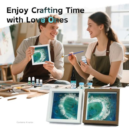 Crafts for Adults Zen Ocean Resin Art Kit