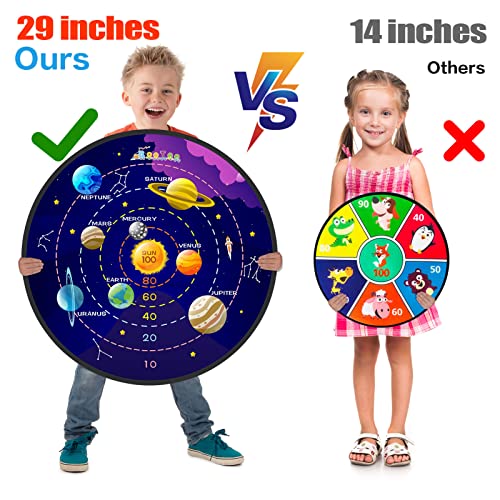 2 Pack 29" Large Dart Board for Kids (2 Count)