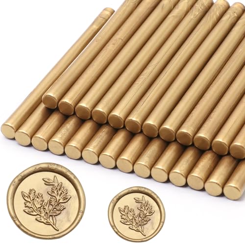 Antique Gold Wax Seal Sticks 26pcs