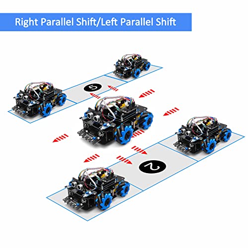 Omni Directional Mecanum Wheel Robot Car for Arduino STEM Coding Learning