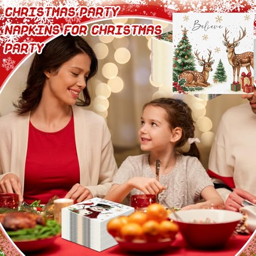 120 Pcs Christmas Napkins (120 Count)