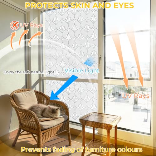 Window Privacy Film Decorative Non