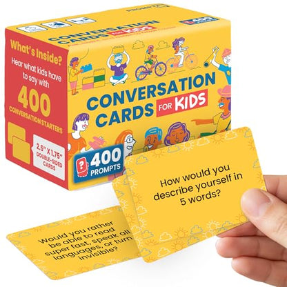 400 Conversation Cards for Kids