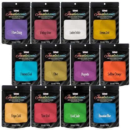 Mica Pearl Pigment Powder Kit (42 Ounce)