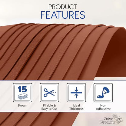 Brown EVA Foam Sheets for Crafts