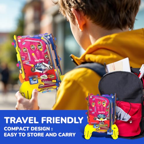 Mini Pinball Machine DIY STEM Toy for Kids 6