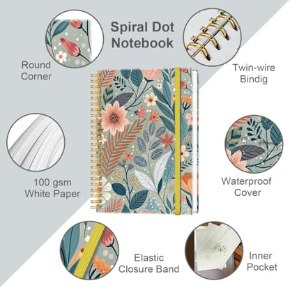 Dotted Spiral Journal Notebook