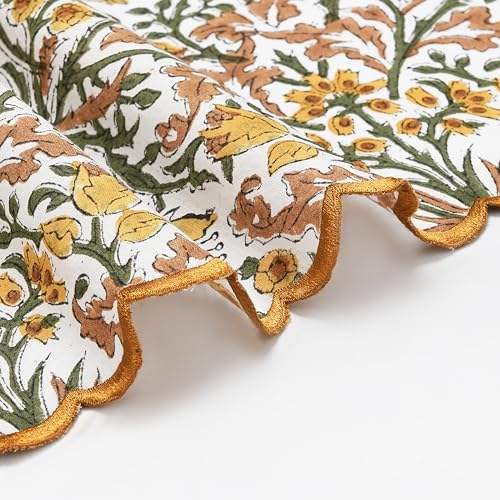 Hand Block Print Cloth Napkins (4.2329 Ounce)