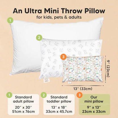 Mini Toddler Pillow with Pillowcase
