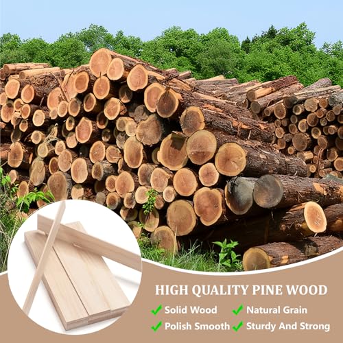 Wooden Dowels for Crafts (30 Count)