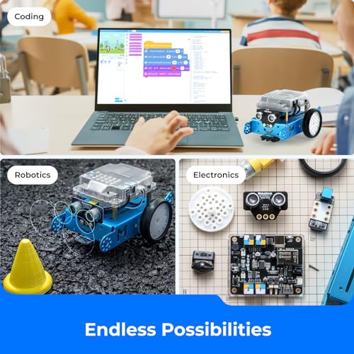 mBot Arduino Robot Kit with Scratch Coding Box for Kids Ages 8