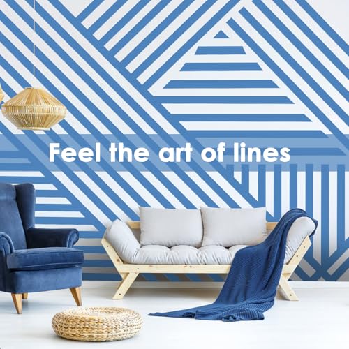 48 Roll Blue Painters Tape 1 Inch Wide Bulk Masking Paint Tape 0.94inx55yds (48 Count)