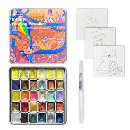 Glitter Watercolor Painting Kit