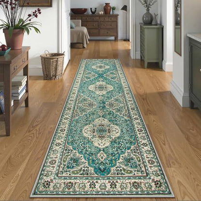 Felice Floral Medallion Runner Rug