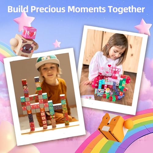 100PCS Magnetic Blocks Princess Building Toys for Girls Age 3+