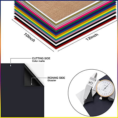 Black HTV Heat Transfer Vinyl Bundle