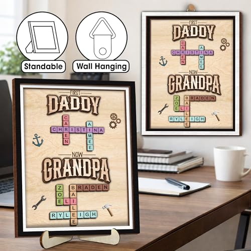 First Dad Now Grandpa Gifts for Fathers Day from Son Daughter