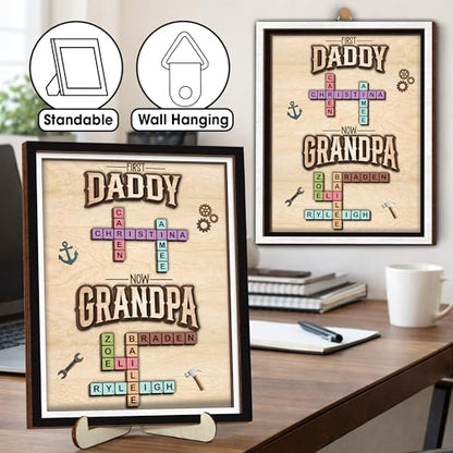 First Dad Now Grandpa Gifts for Fathers Day from Son Daughter