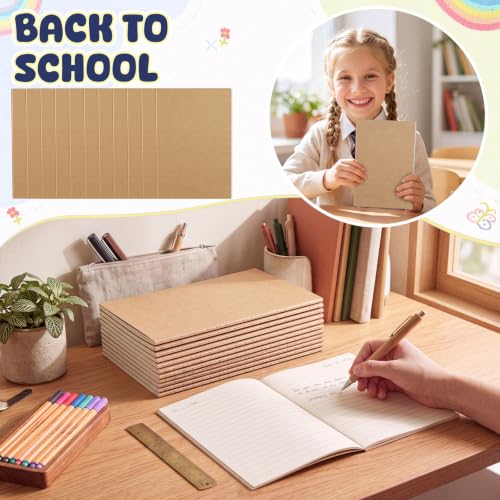 100 Pack A6 Composition Notebooks 4"x5.8" Wide Ruled Notebook